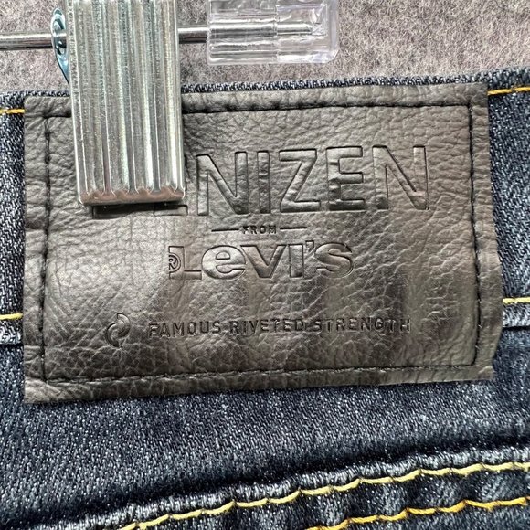 Levi's Denizen 216 Skinny Fit Denim Jeans Medium Wash Blue Mens Size 36 X 30 - Picture 5 of 13